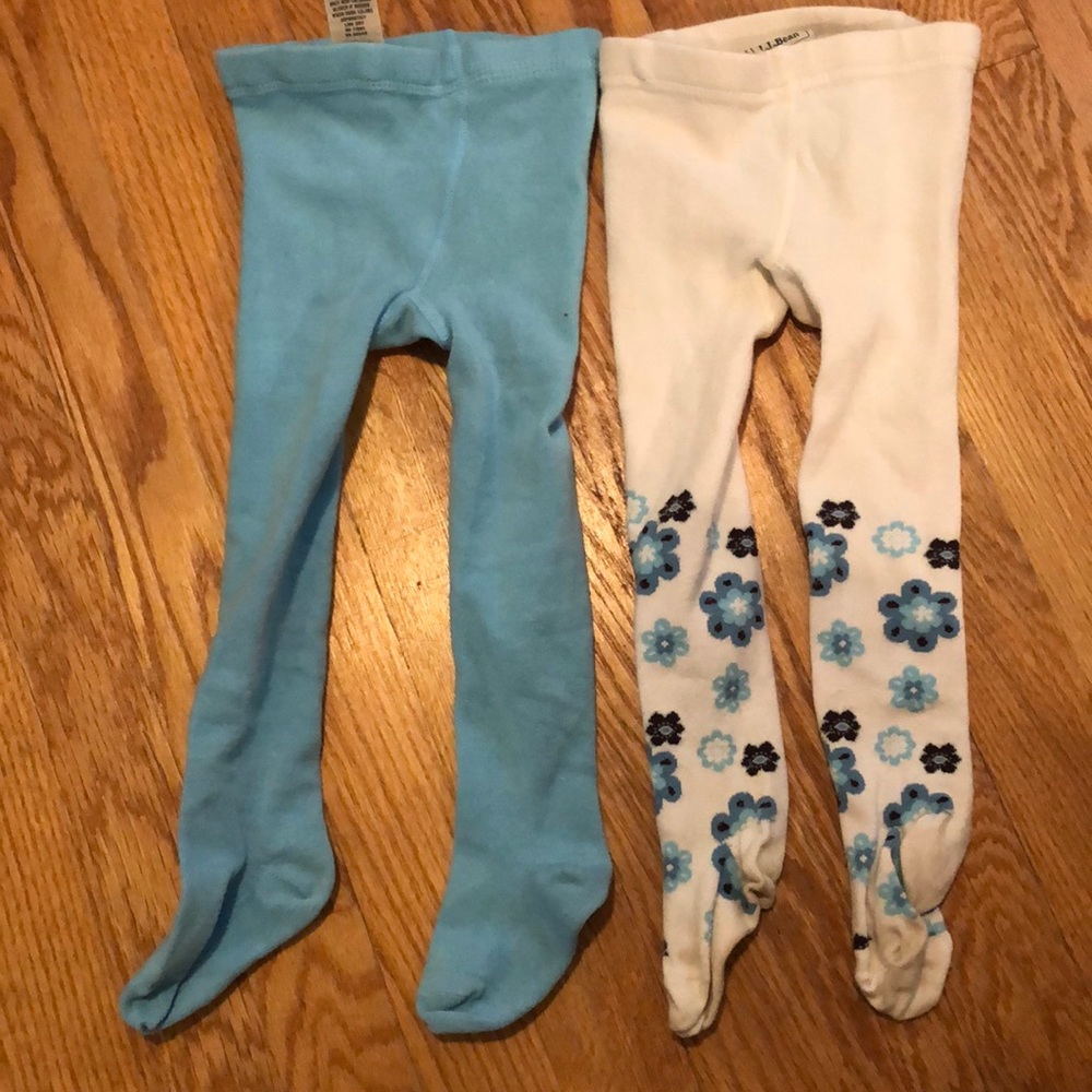 2 pairs of LL Bean tights